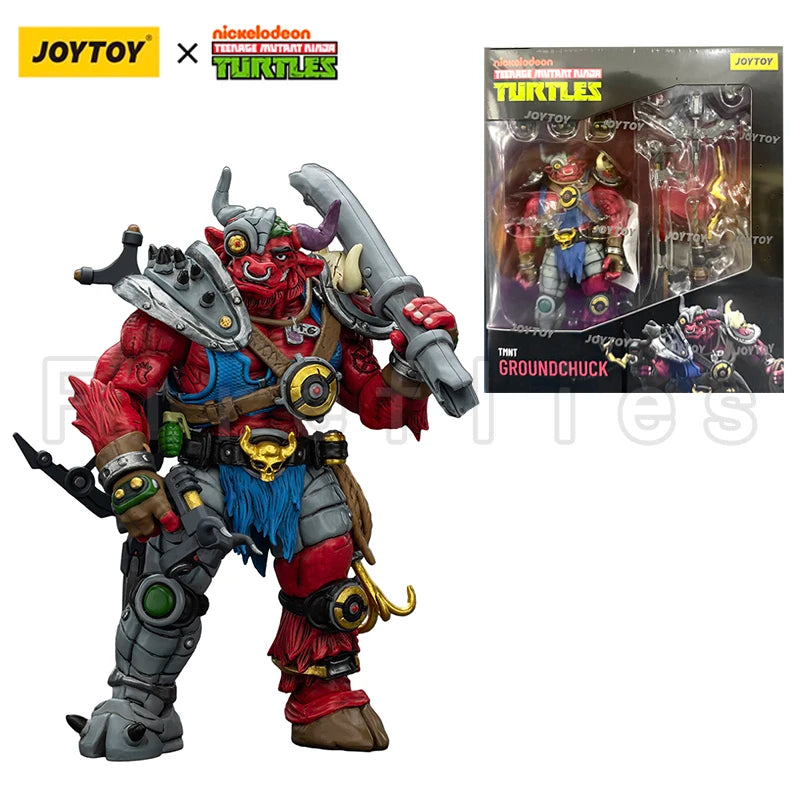 1/18 JOYTOY Action Figure Turtles-Dirtbag Groundchuck Rahzar Anime