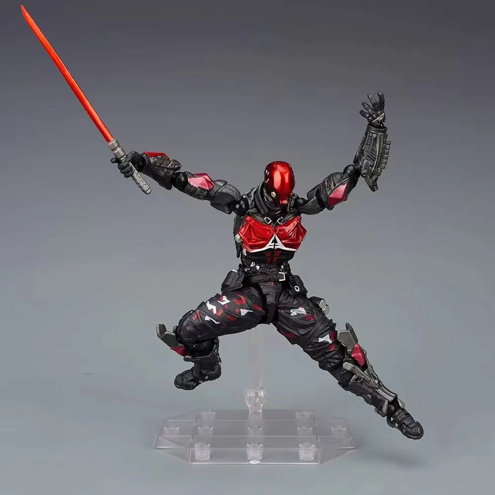 AMAZING YAMAGUCHI Arkham Knight Batman Red Hood Robin Jason Todd Figuarts Game Action Figure Model Toy Collection Christmas Gift