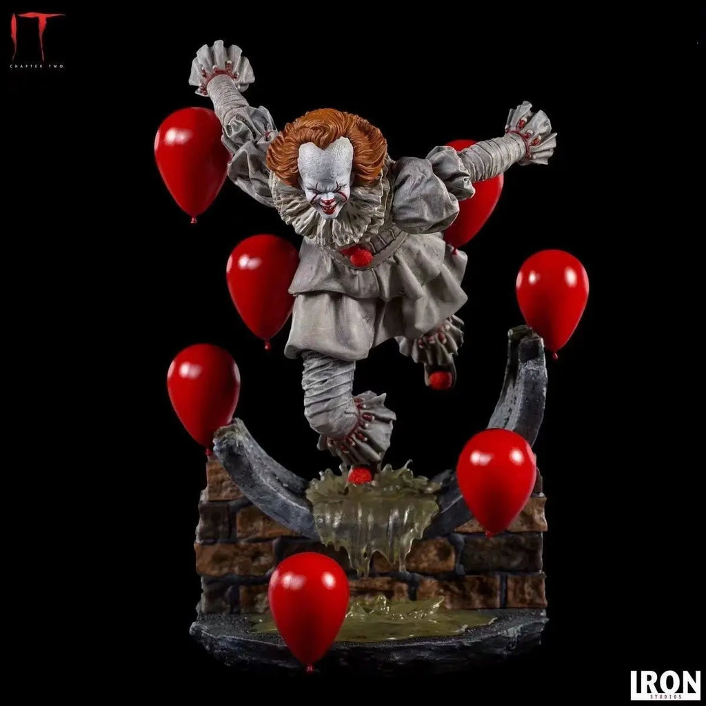 1/10 Iron Studios Movie Stephen King'S It Pennywise Joker Action Figure Anime Figure Pvc Statue Collection Model Desk Toy Gift