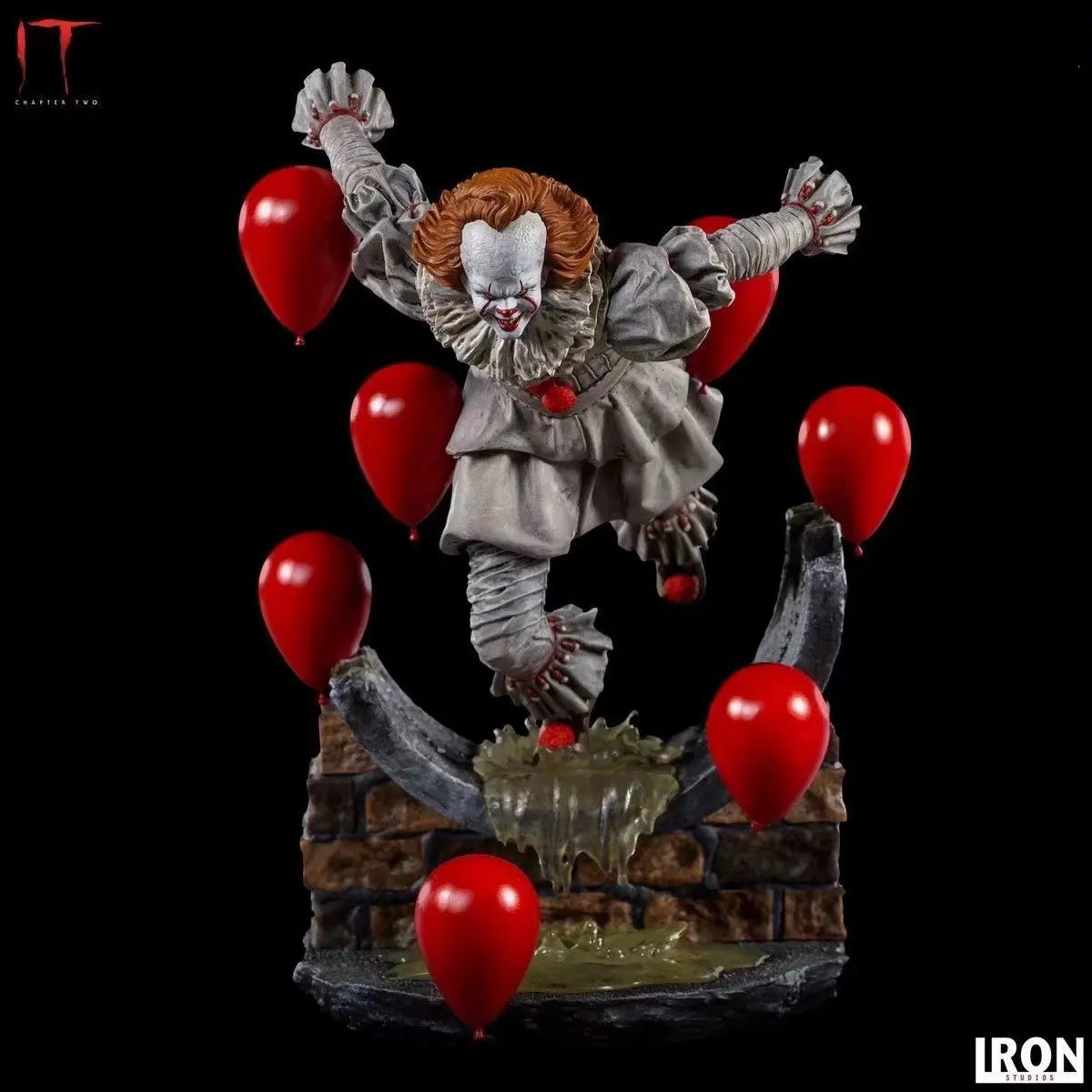 1/10 Iron Studios Movie Stephen King'S It Pennywise Joker Action Figure Anime Figure Pvc Statue Collection Model Desk Toy Gift