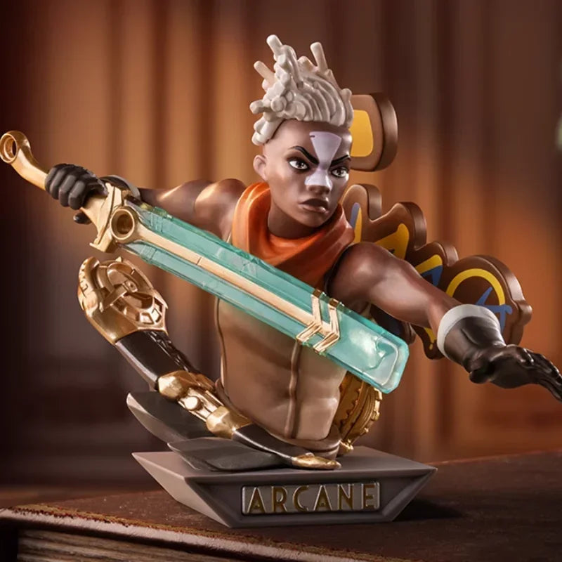 POP MART LEAGUE OF LEGENDS ARCANE Serie Blind Box Spielzeug Kawaii Anime Action Figure Caixa Caja Überraschung Mystery Box Puppen Mädchen