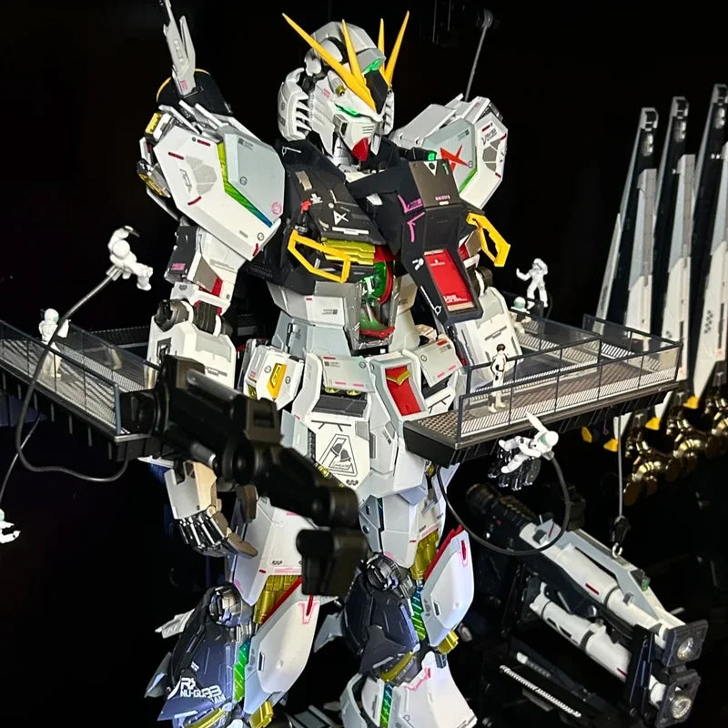 【IN STOCK】Daban 1/60 PG RX-93 V Metal Structure Action Figures Equipped With Floating Cannon Assembly Model Collect Kid Toys