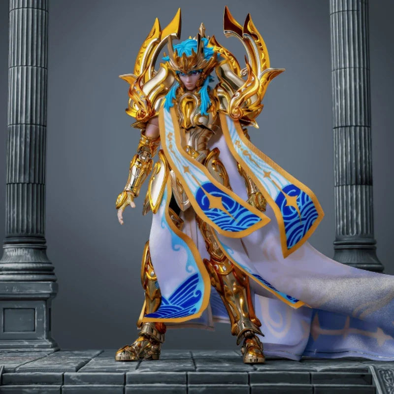 Toypoint/TP Saint Seiya Myth Cloth EXM Aquarius Camus God SOG And Totem/Object Gold Knights of the Zodiac Action Figure