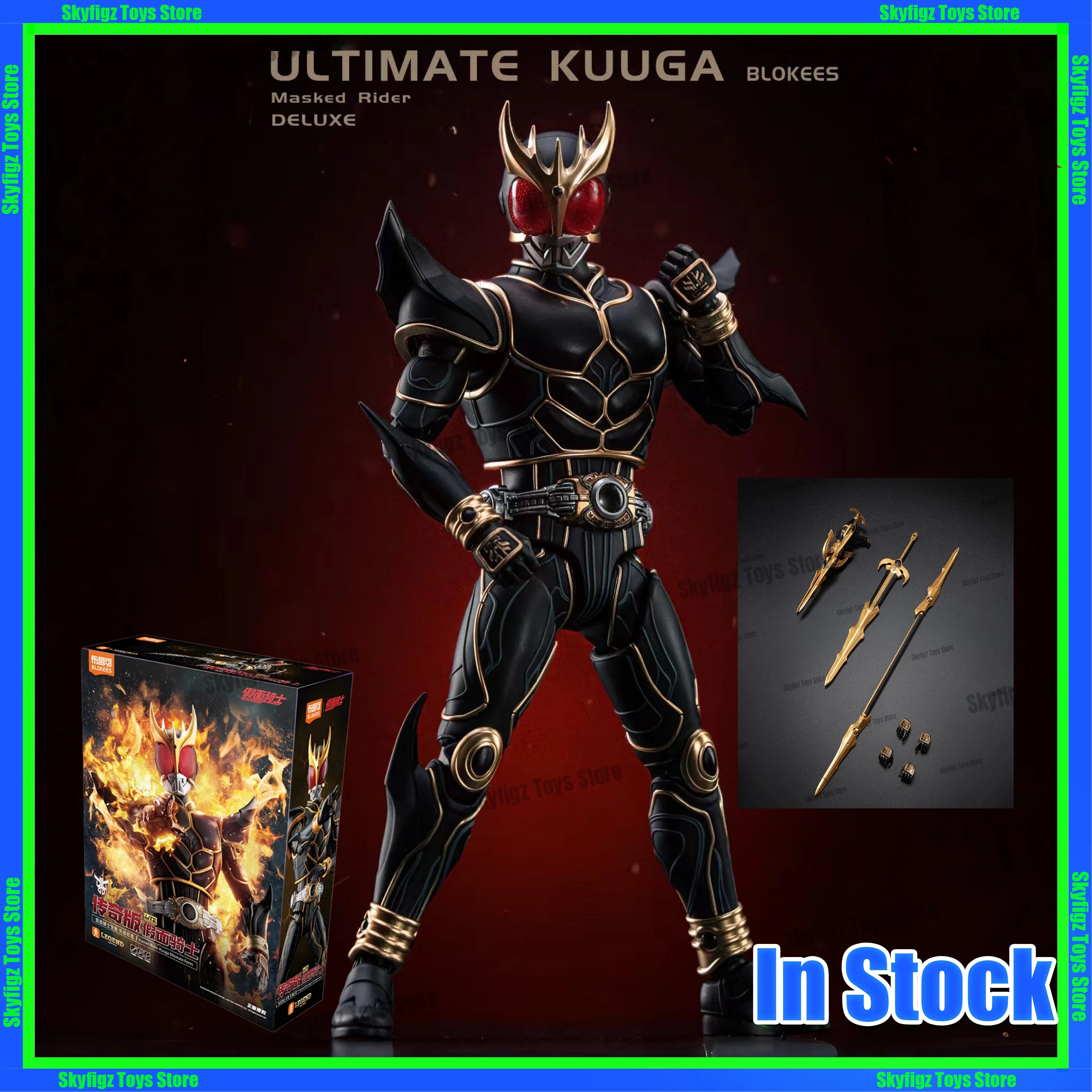 In Stock Blokees Kamen Rider Kuuga Ultimate Form Legend Edition Action Figures Assembled Model Toys Collectible Gift