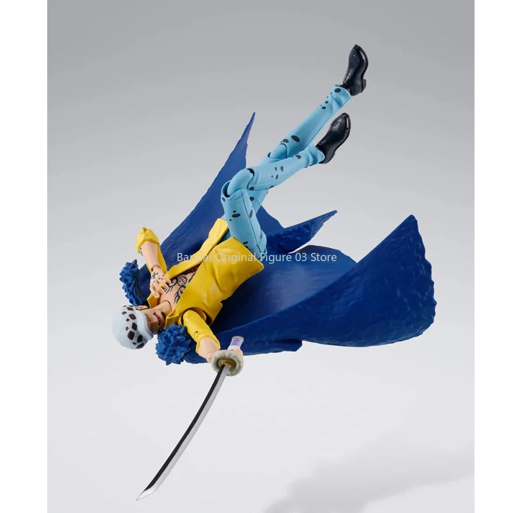 Original One Piece SHFiguarts Trafalgar Law Figur Der Überfall auf Onigashima Actionfigur PVC Sammlermodell Spielzeug