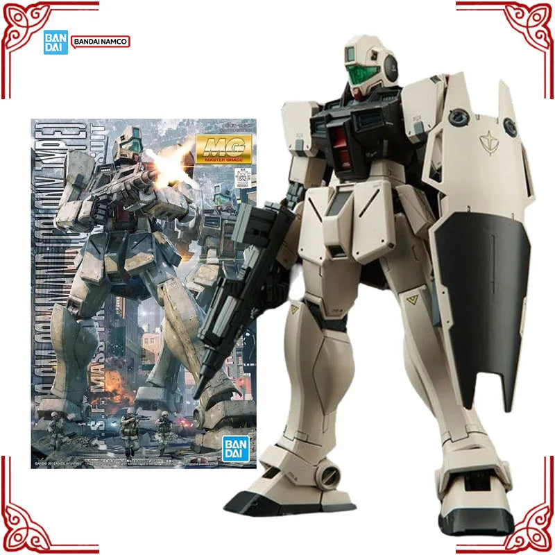 In Stock Genuine Bandai Gundam Model Kit MG 1/100 RGM-79G GM Command Colony Type Anime Action Figure Collection Model Toys Gifts
