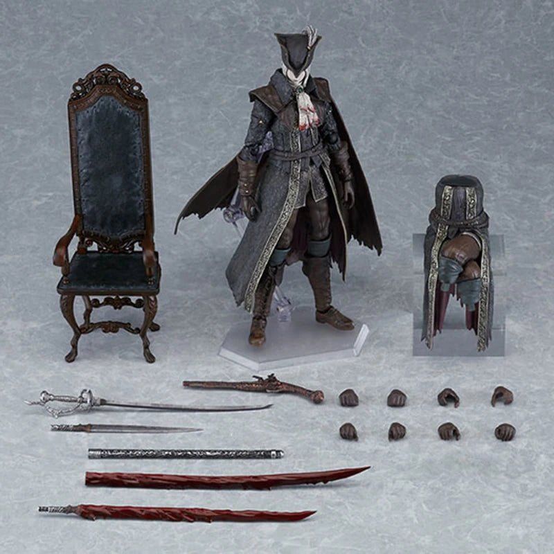 Anime Bloodborne Figure Figma 536 Lady Maria of the Astral Clocktower Action Figure 36CM With LED Model Doll Toys Birthday Gifts