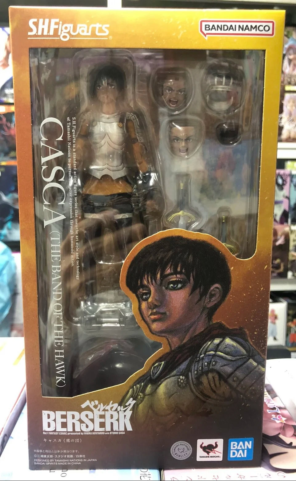 In Stock Genuine BANDAI SHFiguarts The Band of The Hawk Casca Figure Anime Berserk Action Model Toy