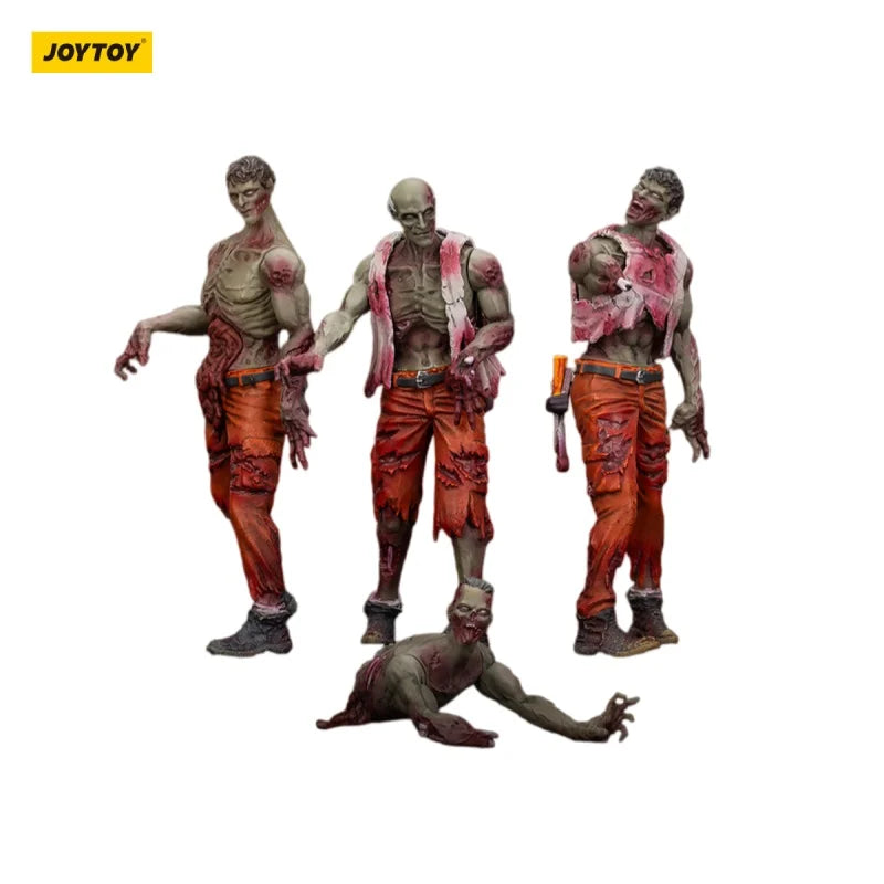 JOYTOY Dark Source Zombie Figure Mechanic Team Action Figure Doll Model Gift Decoration Collection