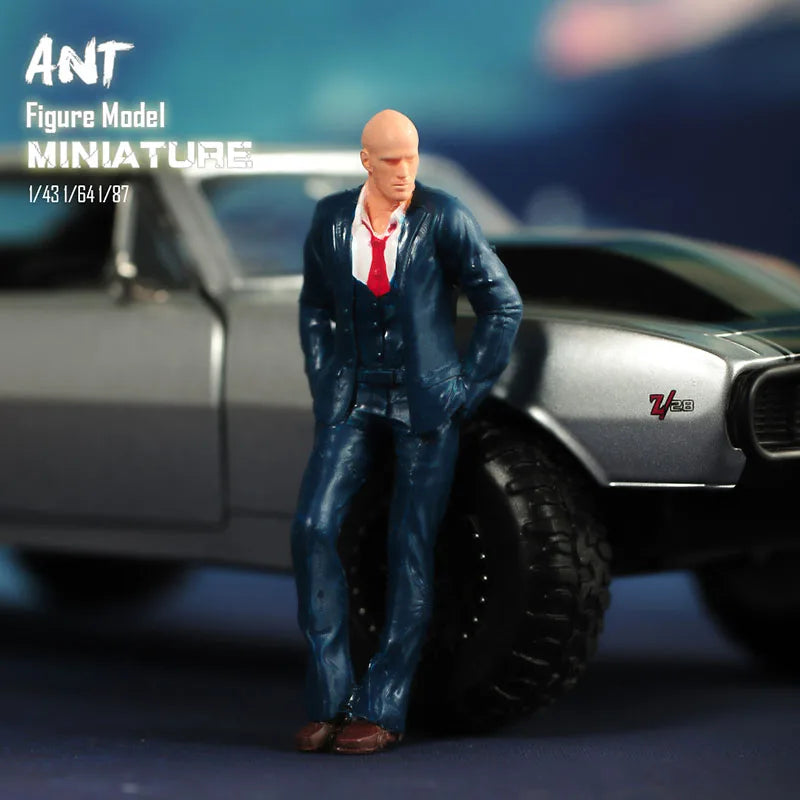 Миниатюрна фигурка 1/87 1/64 1/43 1/24 1/18 Състезател Уокър Джордана Брустър, филмови герои за кола, превозно средство