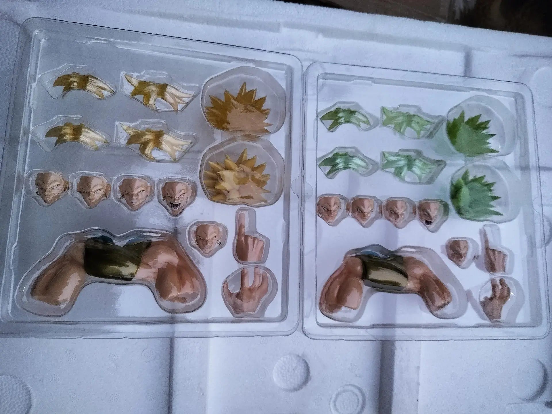 In Stock TK CUSTOM Dragon Ball Z Super Saiyan SHF For Demoniacal Fit Broli Head Accessories Anime Action Figures Models toy gift