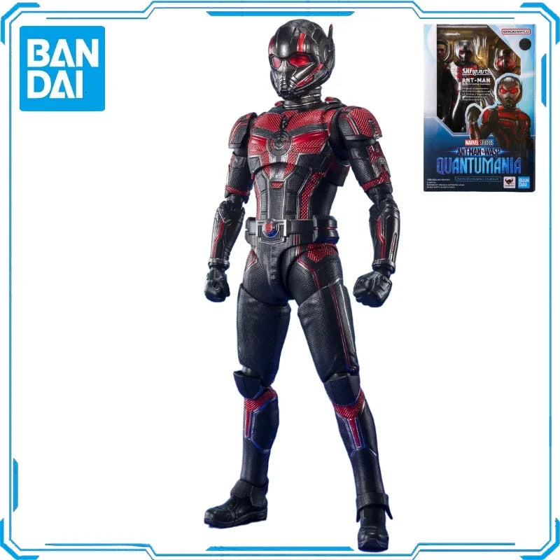In Stock Original Bandai SHF Ant Man and the Wasp Quantum of Madness Action Figure AnimationToy Gift Model Collector Anime Hobby