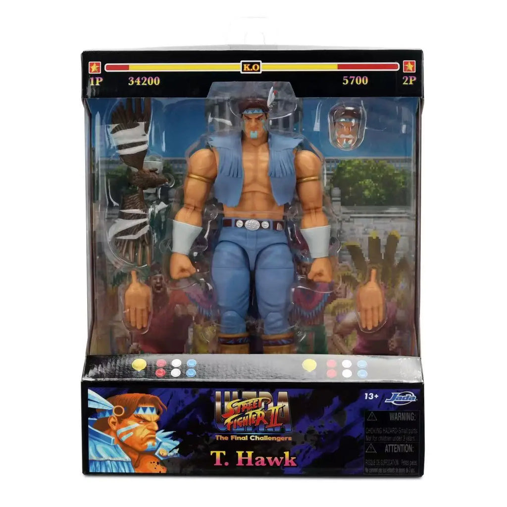 Pre-sale New Jada Toys Street Fighter 2 T. Hawke Street Fighter Model 6 Inch Falcon Movable Humanoid Figure
