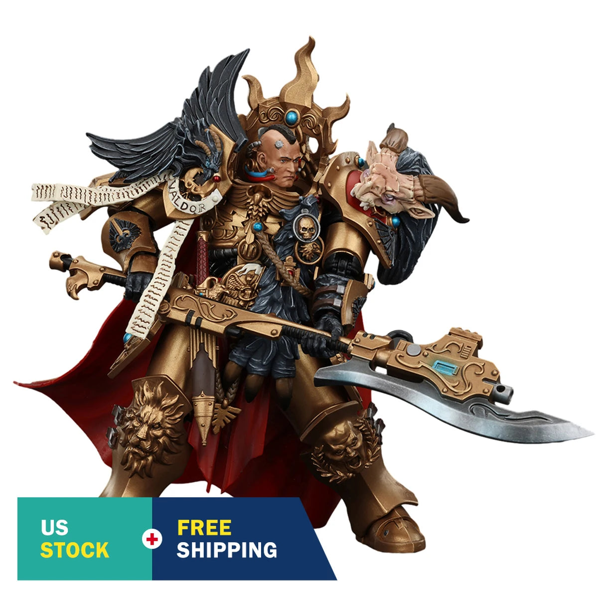 HiPlay JOYTOY Warhammer Constantin Valdor Captain-General of the Legio Custodes 1/18 Action Figures