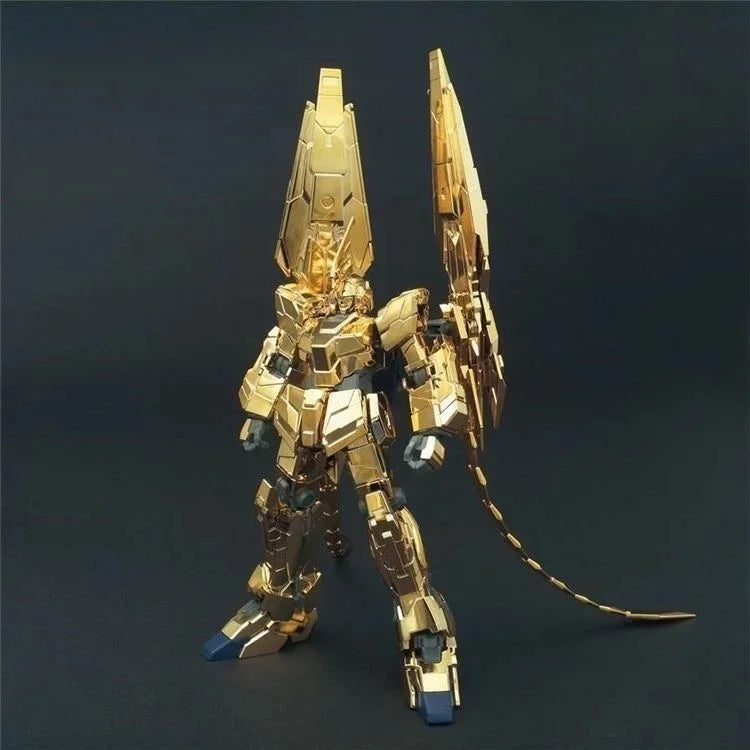 New Xd Electroplated Fire Phoenix Unicorn No.3 Hg 1/144 Assemble The Model Children Toy Action Figures Decorative Gifts