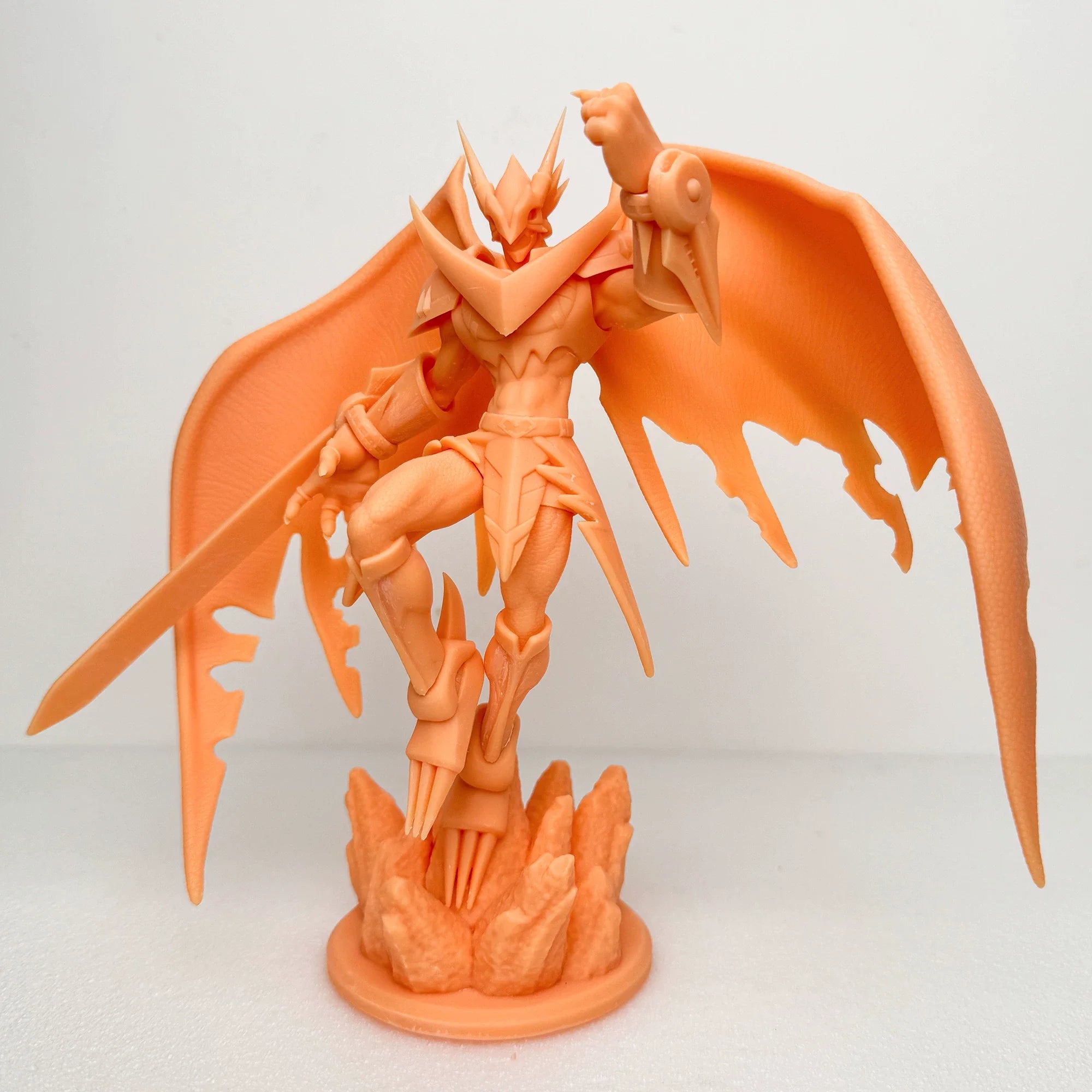 Model Customization 15cm  Ulforce V-dramon Model Toys Digimon Adventure Gk Customize 3D printing model