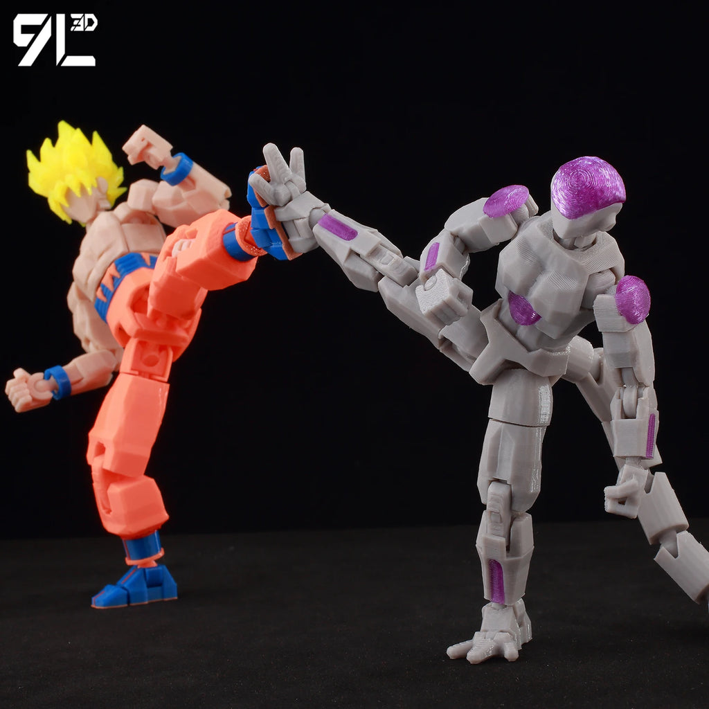 9L3D Action-Puppe Dummy13 T13 Beerus VS Goku Actionfiguren Ganzkörper bewegliches Stressabbau-Spielzeug Schreibtischdekor Geburtstagsgeschenke Titan13