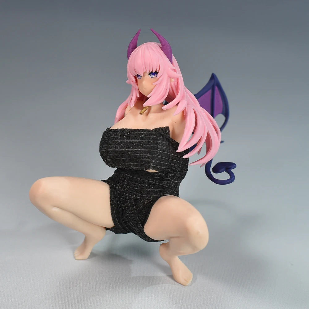 14cm Japanese Anime Figure Succubus Gakuen Nem Figure Lilim Sexy Girl PVC Action Figure Collectible Model Toys Gift