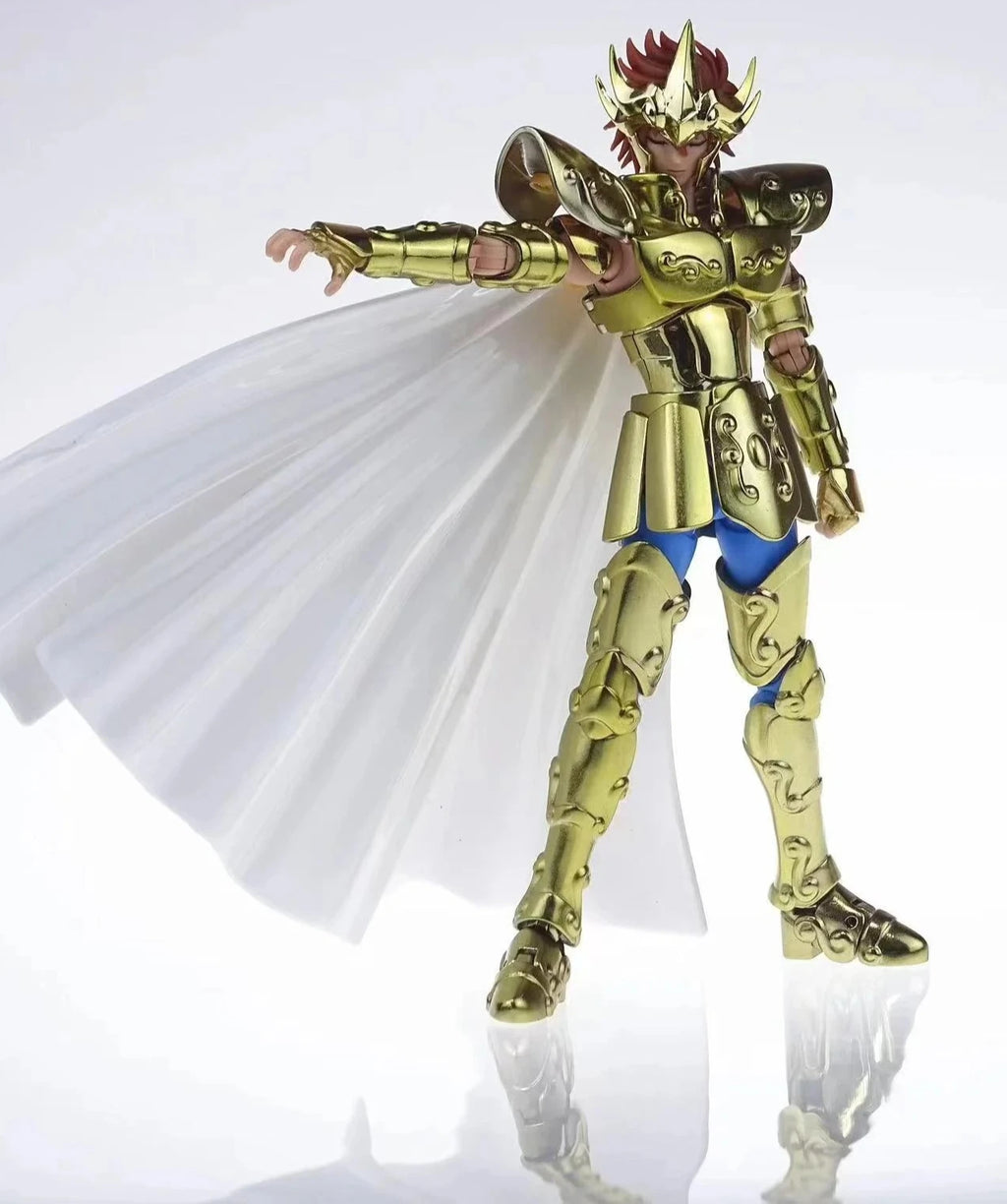 In Stock ST Saint Seiya Style EX LC Leo Regulus The Lost Canvas Alloy Articulated Collectible Anime Action Figure for Adults