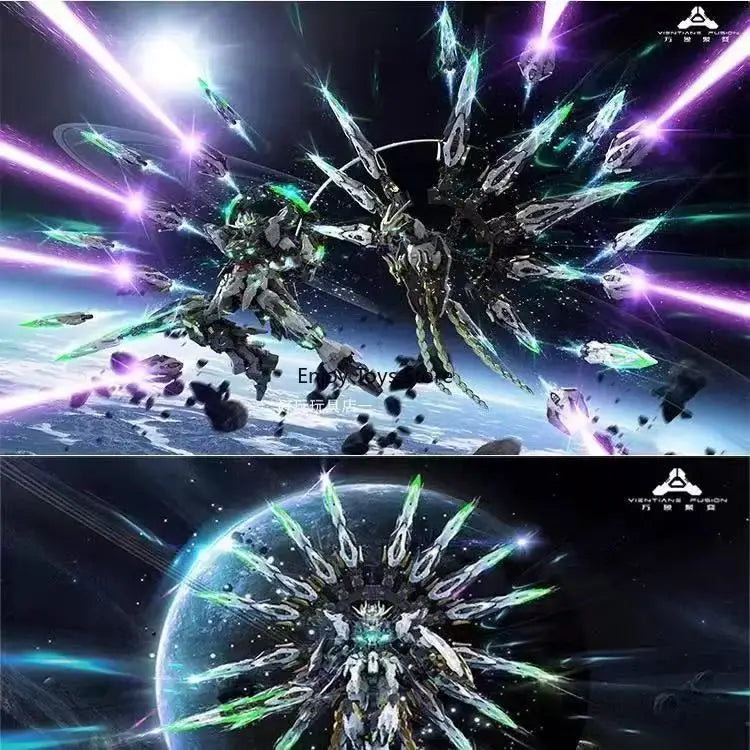 In Stock, Vientiane Fusion, Apocalypse MG, Level Guochuang Mecha Assembly Model Alloy Skeleton, Spot