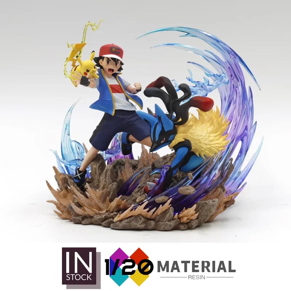 [In Stock]1/20 Resin Scale World [MAGA] – Ash & Mega Lucario