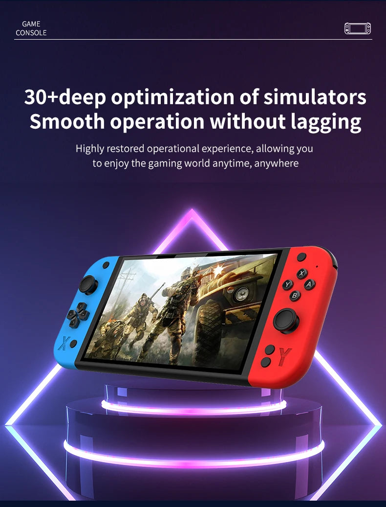 64GB 4000mAh portable handheld game console arcade high-definition For PSP/PS1