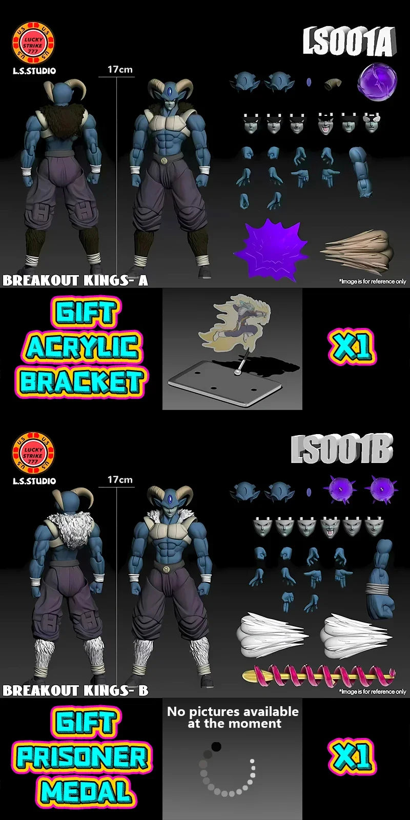 2025 NEW L.S.STUDIO Dragon Ball Super Moro Action Figure BREAKOUT KING Goku Vegeto Super Saiyan Moro Anime Figure Kid Gift Toys