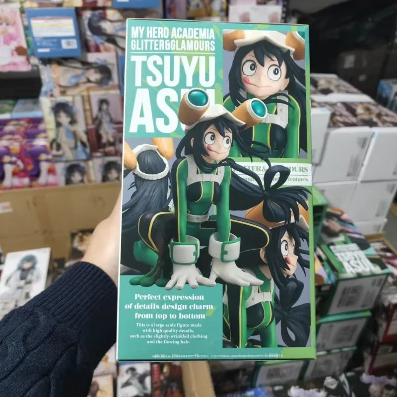 In Stock Original Banpresto My Hero Academia Radiant Charm Asui Tsuyu Anime Characters Model Toys Birthday Present Garage