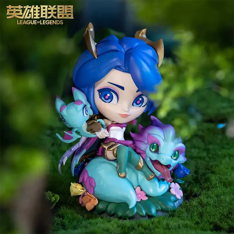 In Stock 100% Original Official Genuine 13cm Limited Edition Game Statue League of Legends Ashe Action Figure Around The Game