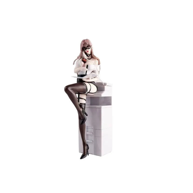 2026 Beautiful Girl Figure Private Secretary Workplace Anime Collectible Model Desktop Decorations Gift Kids Toys