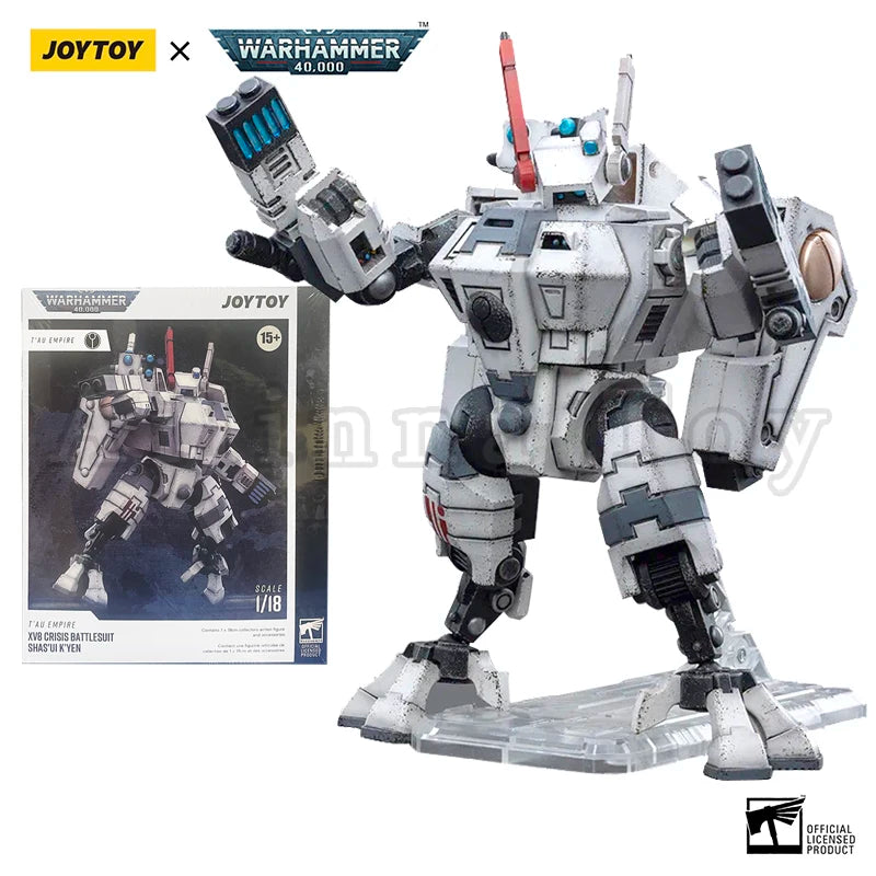 JOYTOY 1/18 Action Figure 40K T'au Empire XV8 Crisis Battlesuit Shas'ui K'yen Anime Collection