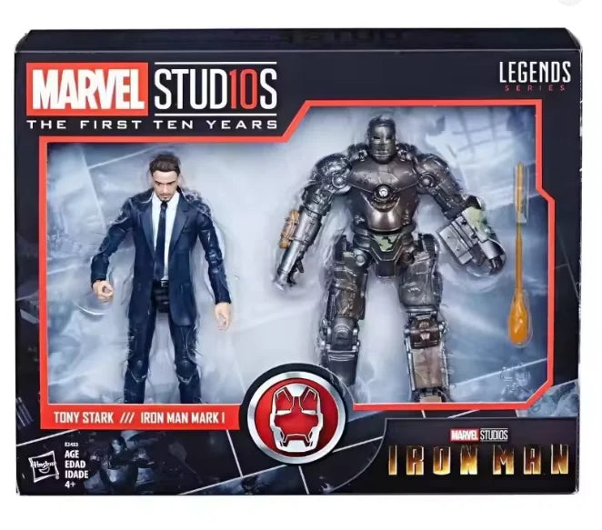 Original Marvel Legend Series MARVEL STUDIOS TONY STARK IRON MAN MARK 1 Action Figure Toys Model Gift