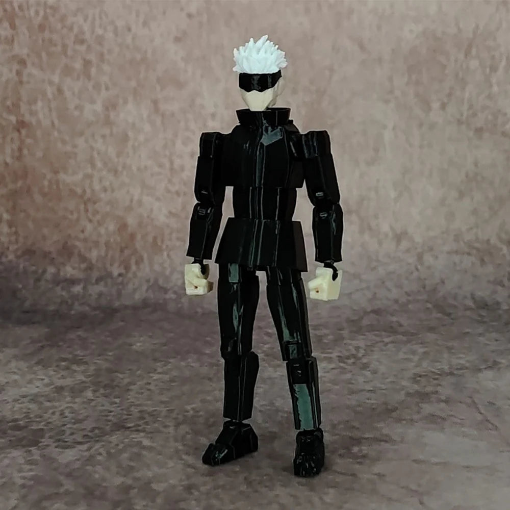 3D Printed Gojo Satoru Jujutsu Kaisen Anime Multi-Jointed Shapeshift Toys Action Figures Mannequin Model Ornaments Gifts
