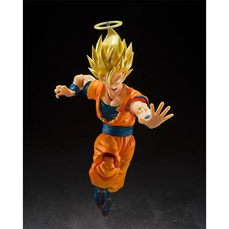 В наличност Оригинални фигурки BANDAI SHFiguarts Super Saiyan 2 Son Goku 2022 Ексклузивна колекция от аниме екшън фигурки Dragon Ball Z