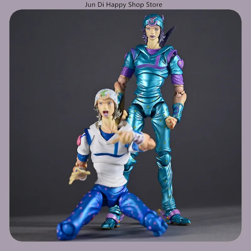 JoJo's Bizarre Adventure Jonathan Joestar Steel Ball Run Articulated Figure Model Statue Collectible Decoration Ornament Toy Gif