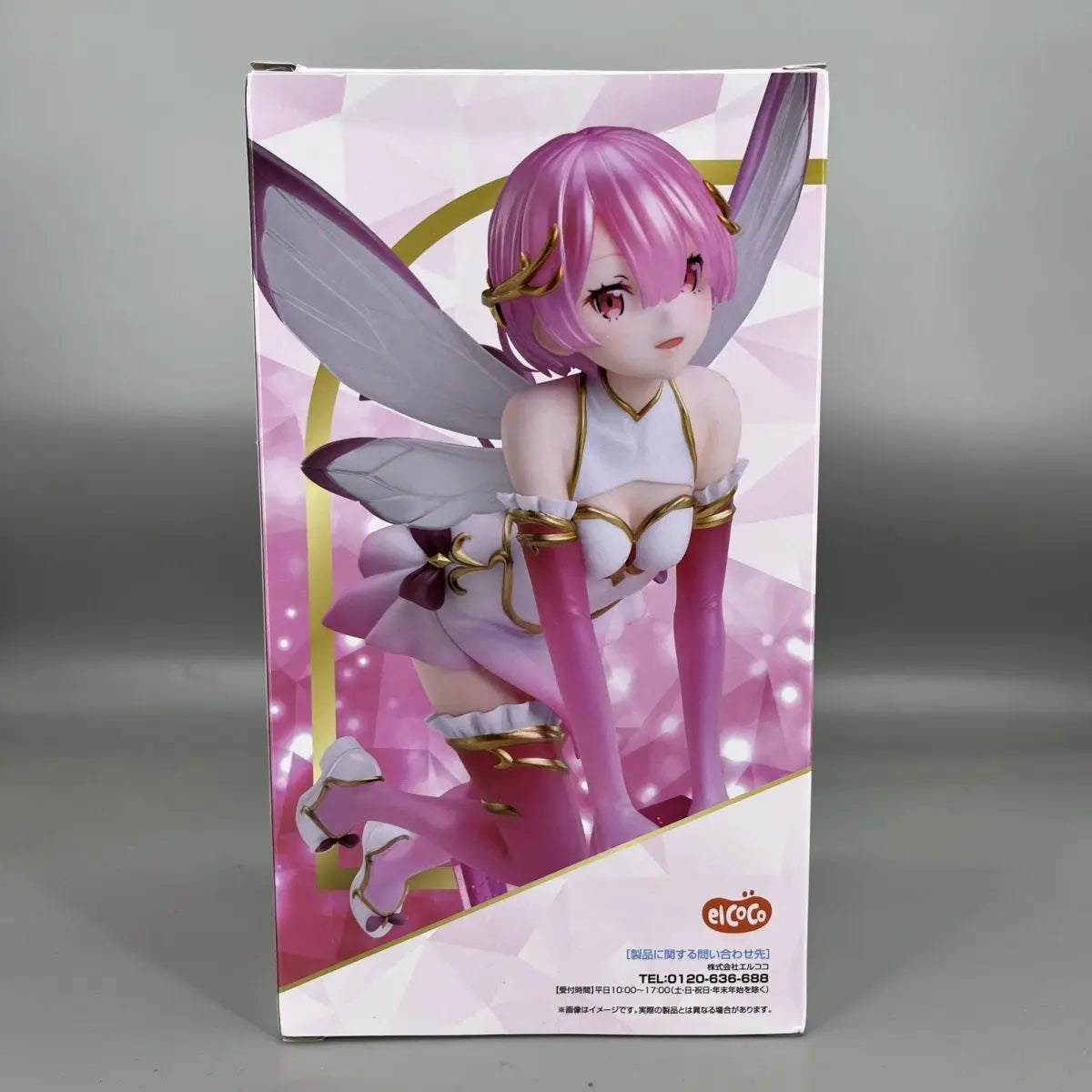 Auf Lager Original ElCOCO Emilia Ram Rem Jewel Princess Re:Life in A Different World From Zero 1/7 Original Anime Figur Modell Spielzeug