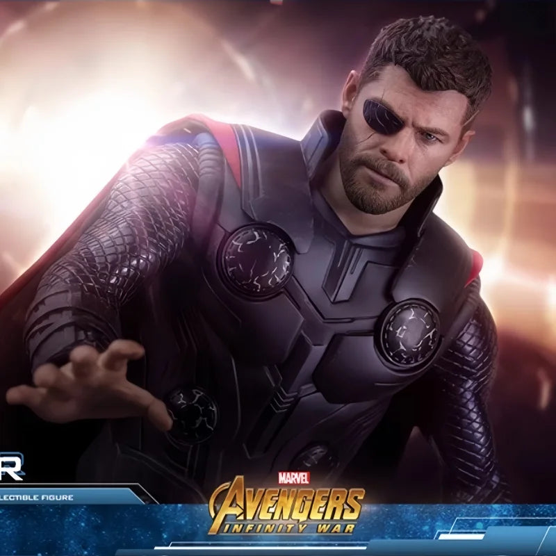Hot Original Hot Toys  Avengers Infinity War Thor Odinson God Of Thunder Action Figurestatue Ht Mms474 Model Collection Toy Gift