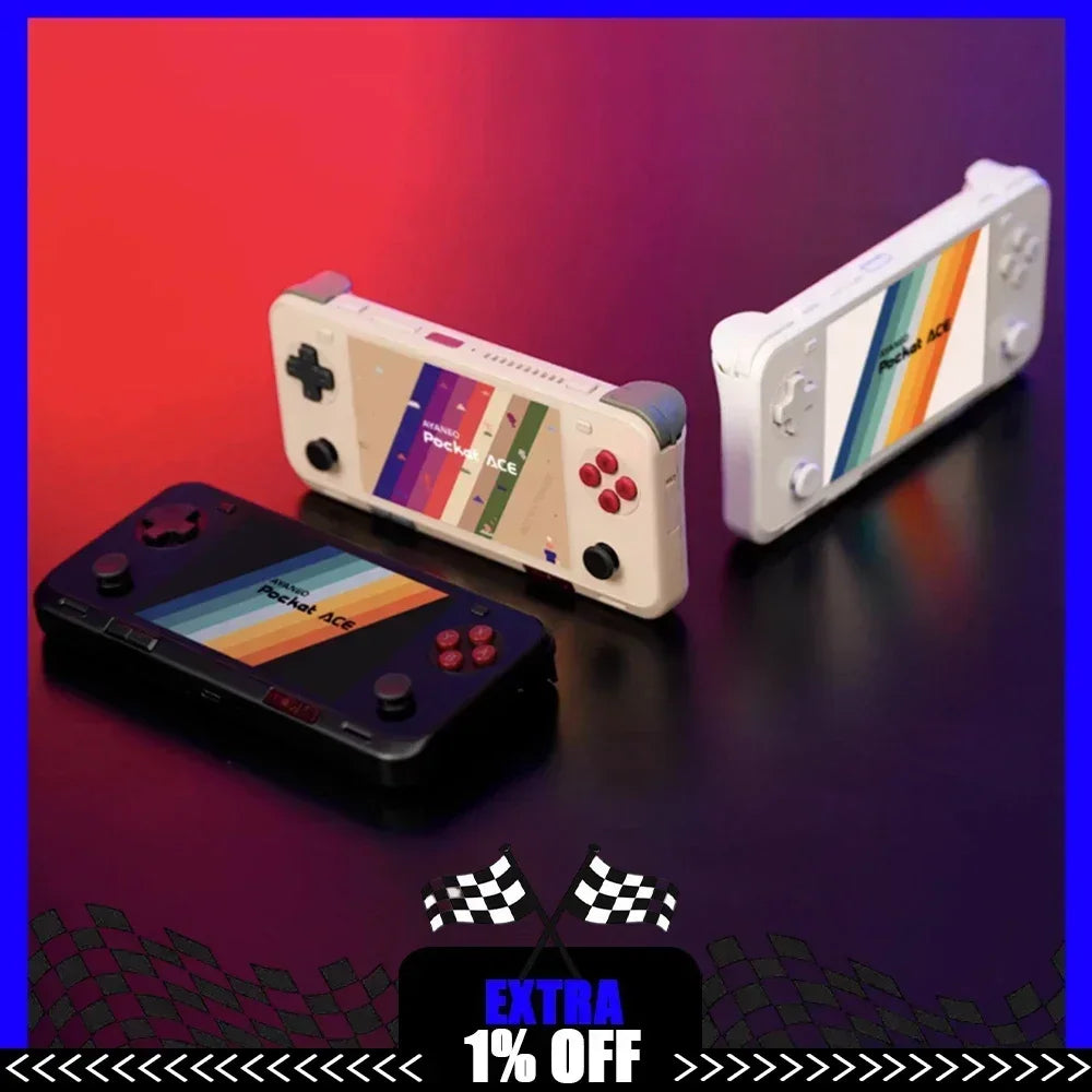 AYANEO Pocket ACE Game Console G3X Gen2 Long battery life 4.5-inch HD LCD screen Android Handheld Game Accessories Gifts