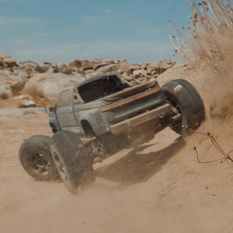 home.1/10 Big Rock 4X4 223S BLX BRUSHLESS Street Truck RTR with DSC, (Blue), ARA4312V4T3