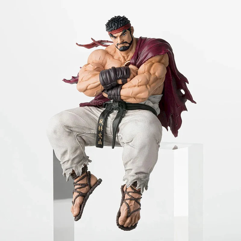 14cm Street Fighter Chun Li Anime Game Figure Ryu/Ken Masters Action Figure Guile/Zangief Figurine Collectible Model Doll Toys