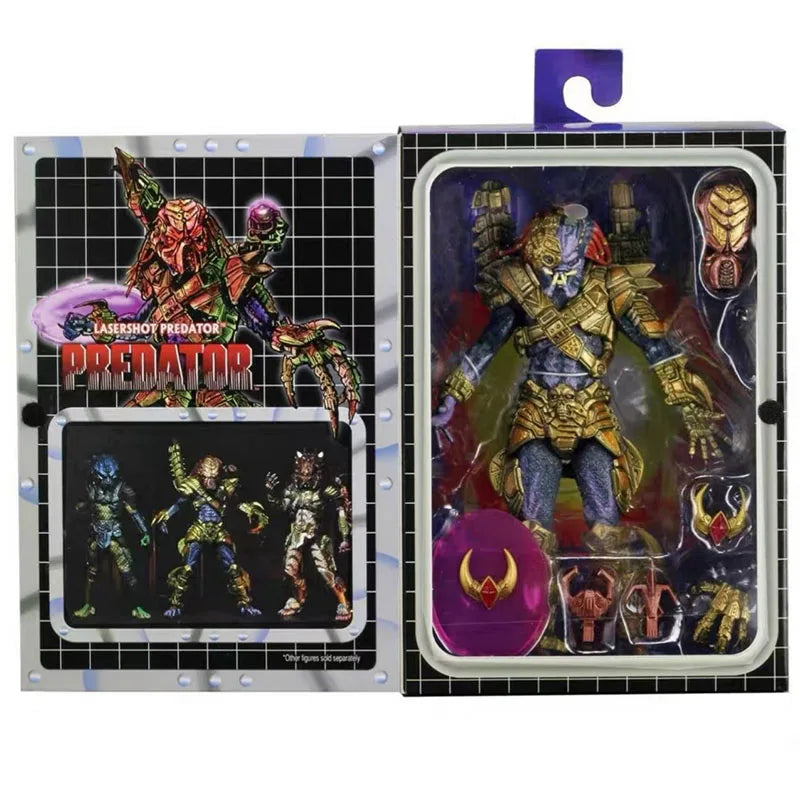 NECA The Predator Figure Ultimate Alien Hunter Action Figuras Manga Figurine Toys Anime 7-Inch Movable Model Doll Gift Original