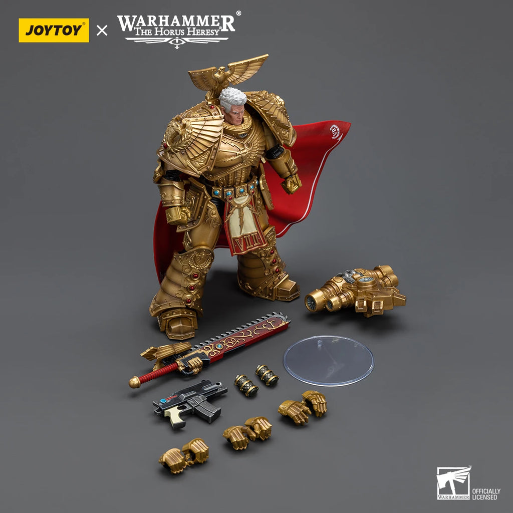 JOY TOY Warhammer „Die Horus-Häresie“ Imperial Fists Rogal Dorn, Primarch der VIII. Legion Actionfiguren-Sammlung Puppenspielzeug