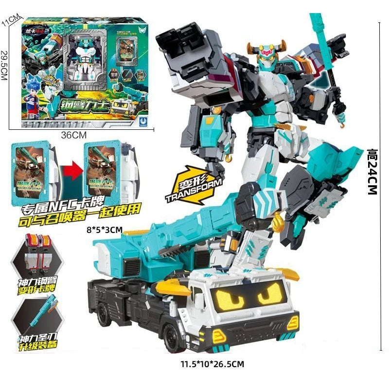 Metal Cardbot S Season2 SKY GALLOP Transforming Robot Plane Car Card Toys Action Figure Transformation Model Children Gift 2025