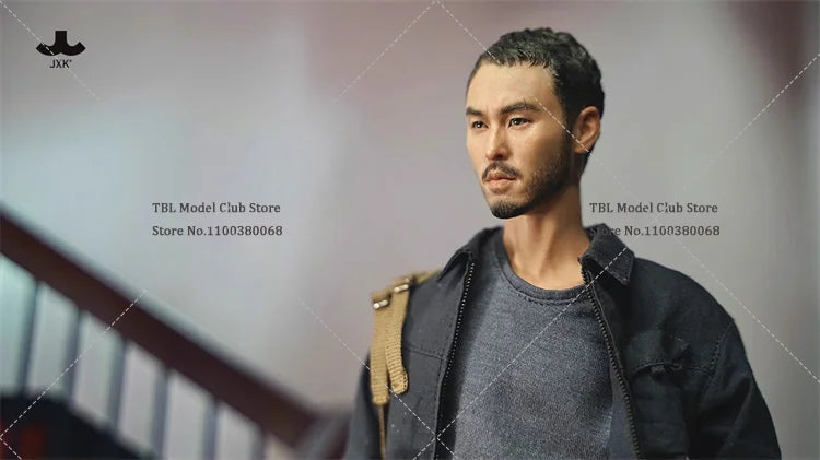 JXK TD2401 1/6 Scale Male Soldier Wanted Criminal Chen Guilin The Pig the Snake and the Pigeon Full Set 12inch Action Figure