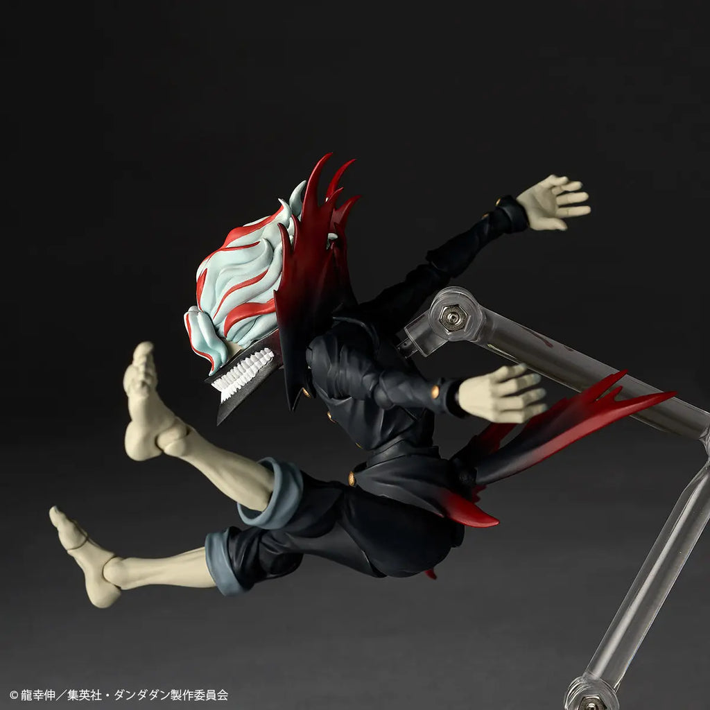 Kaiyodo Revoltech Amazing Yamaguchi Dandadan Okarun Transformed Form Articulated Figure, Collectible Toy Gift