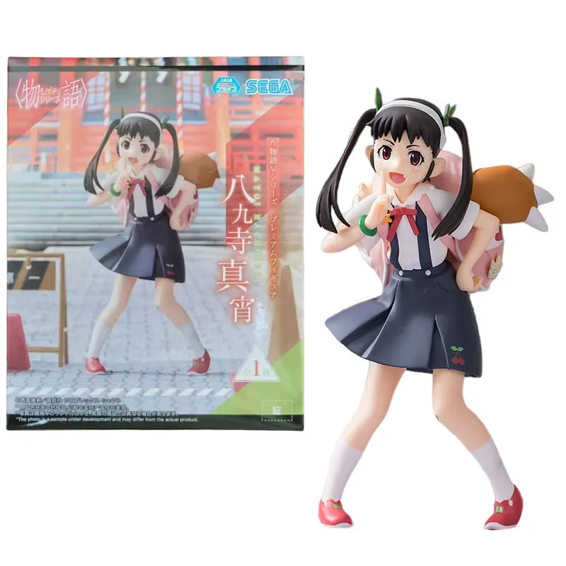 SEGA Genuine Premium Monogatari Anime Character Oshino Shinobu Hachikuji Mayoi Kids Christmas Gift Collection Action Toys Model