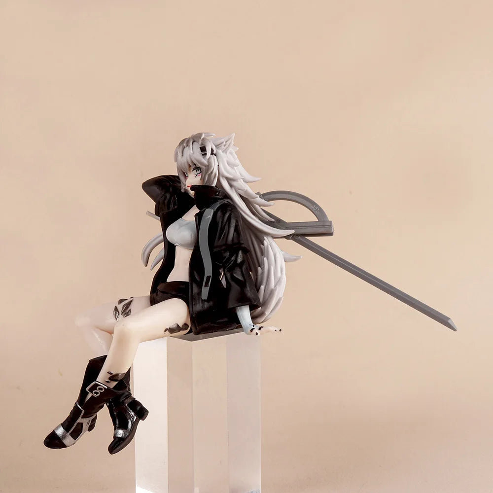 Arknights Anime Figur 13cm Lappland Sitzhaltung Action Figur Modell PVC Kawaii Erwachsene Sammlung Statue Geschenke