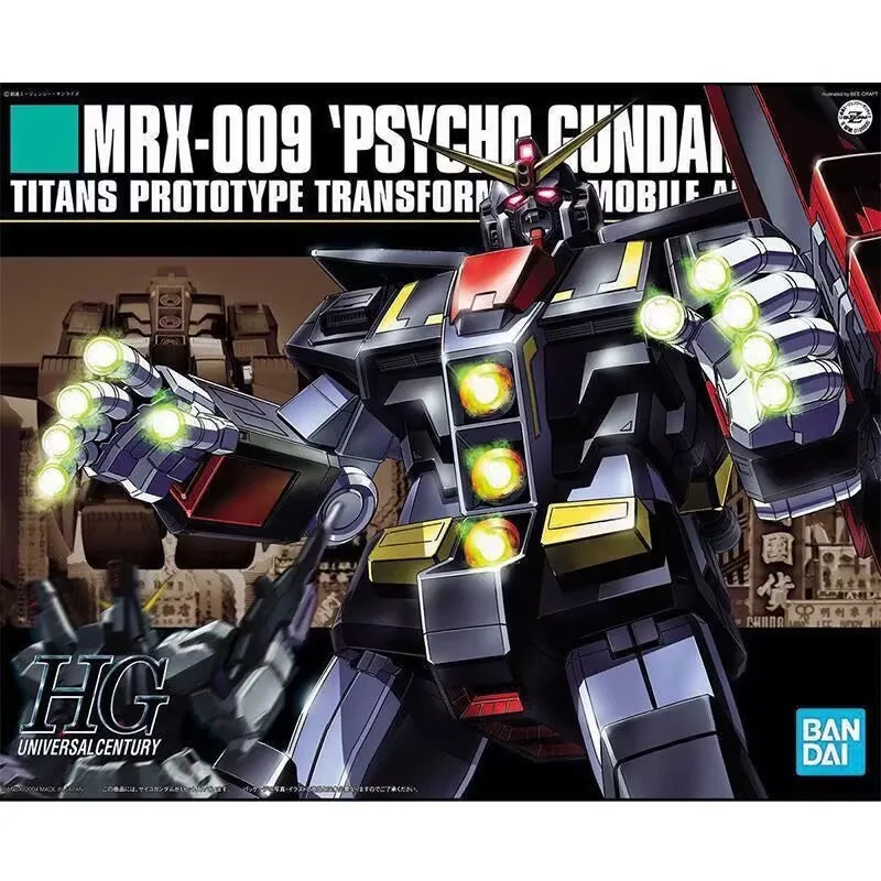 Gundam Bandai HGUC 049 1/144 Psycho MRX-009 PSYCHO Assembly Model Action Mech Original Product