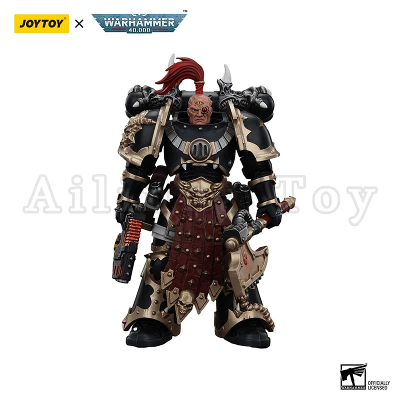 JOYTOY 1/18 Actionfigur 40K Chaos Space Marines Black Legion Chosen Anime Collection Militärmodell