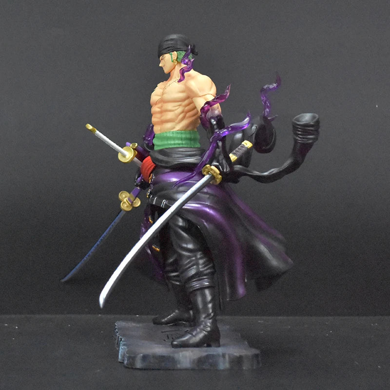 25 см анимационна статуетка Wano Zoro с три остриета, One Piece Figures Dream Roronoa Zoro Grande, фигурка, аниме, PVC колекция, GK модел играчка